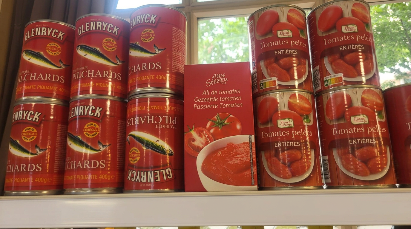 Conserves de poisson & tomates